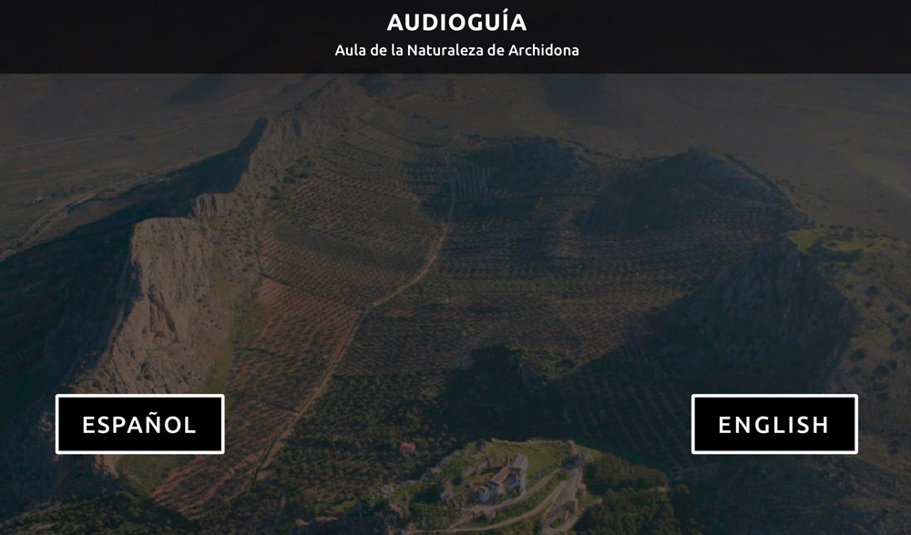 Web audioguía español e inglés. Javier Alquimia 